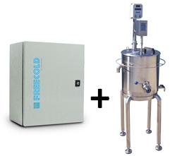 FREECOLD by COLDINNOV solar pasteurizer, photovoltaic solar refrigeration