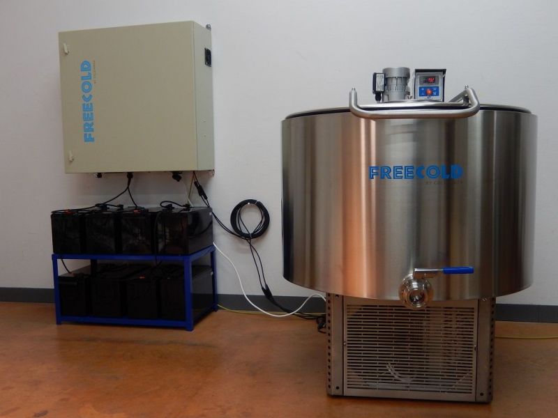 FREECOLD by COLDINNOV tanque de leche solar, refrigeración solar fotovoltaica