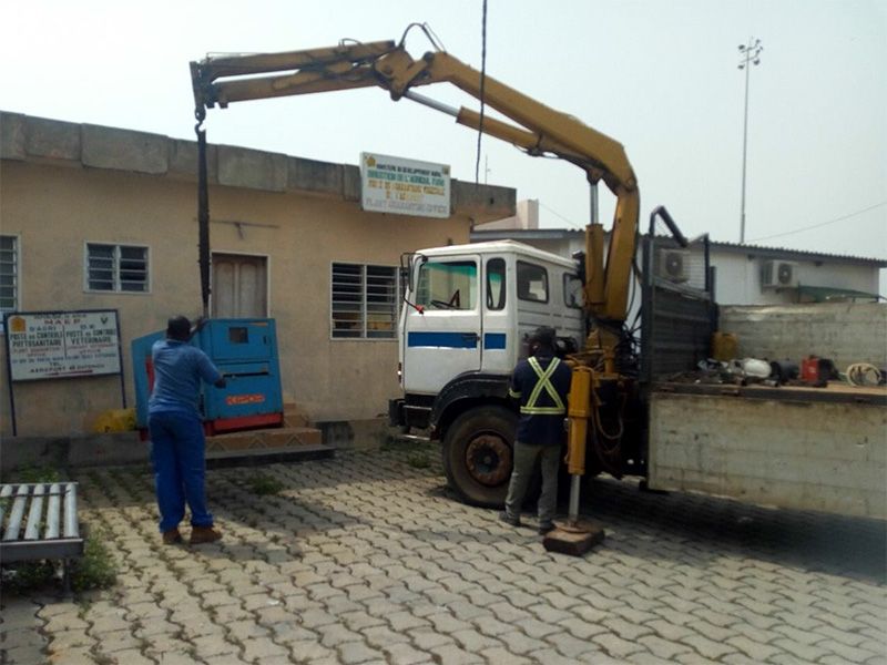 <br>Preparation of the site by the Beninese company CAB INDUSTRIE